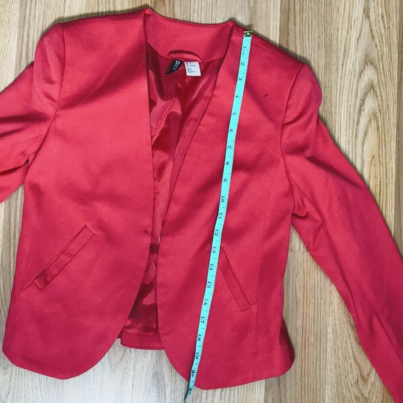 Red blazer jacket - Picture 2 of 9